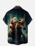 Men's Christmas Funny Graphic Short Sleeve Hawaiian Shirt